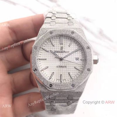 Audemars Piguet For Sale - SS Frosted & White Face